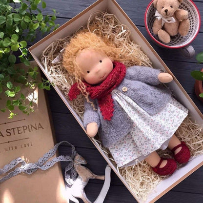 🎁🎁The Best Gift for Kids-Handmade Waldorf Doll👧(Buy2 Free Shipping)