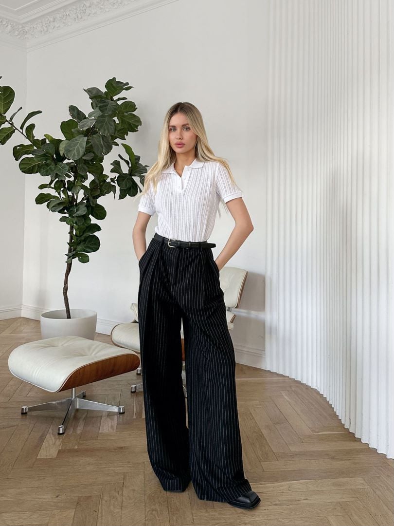 Women's Casual Striped High Waisted Loose Pants-Buy 2 Free Shipping