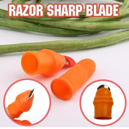 Multifunctional gardening thumb knife