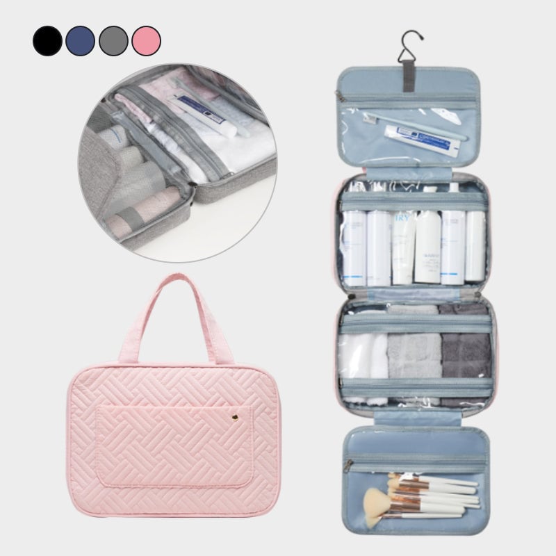 👍Perfect For Traveling🔥 - Toiletry Bag For Women With Hanging Hook