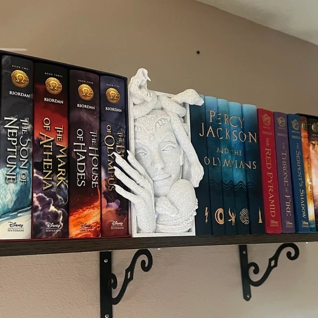 (🔥Hot Sale Now 49% Off) - Medusa Book Nook 3D Printed Choose Color Fantasy Book Shelf