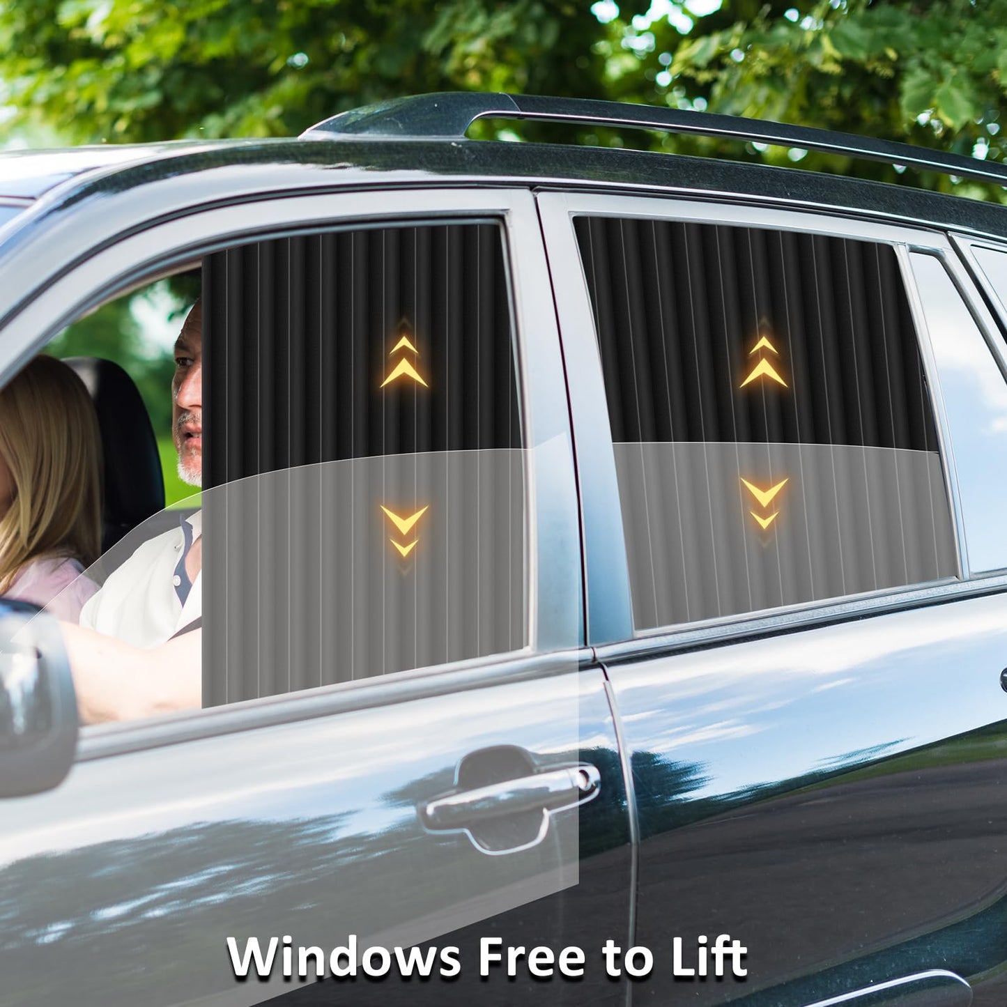 🔥Universal Fit Magnetic Car Side Window Privacy Sunshade