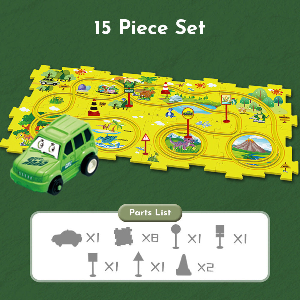 New children's car track puzzle set🧩