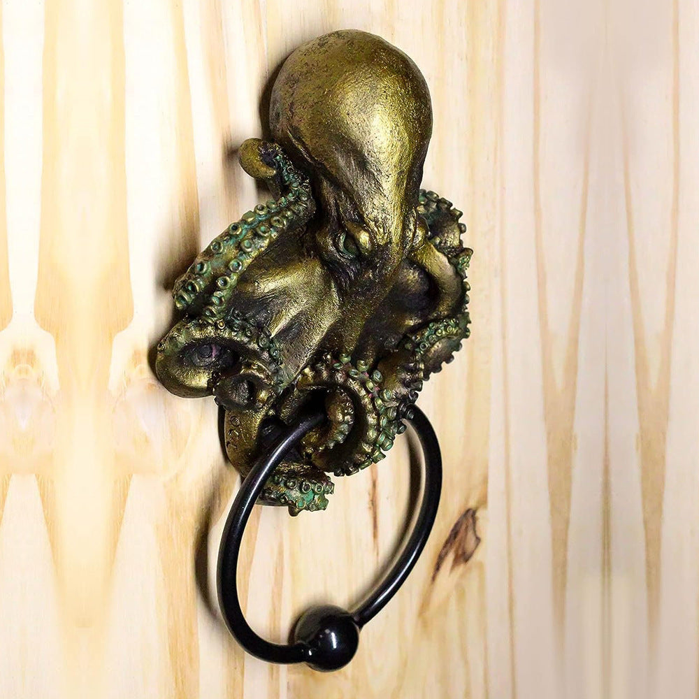 New Halloween Gift Decoration Cthulhu Octopus Skull Door Knocker - The Perfect Blend of Horror and Art