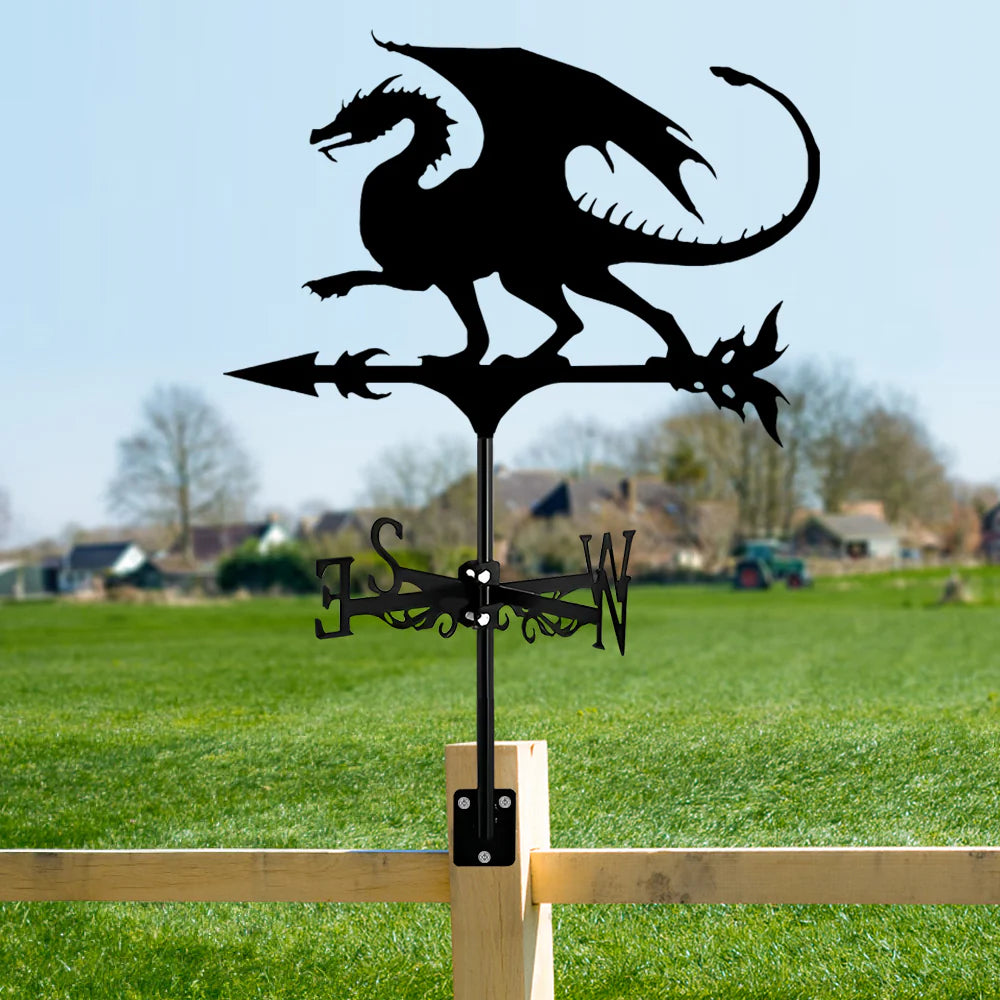 Creative stainless steel weather vane