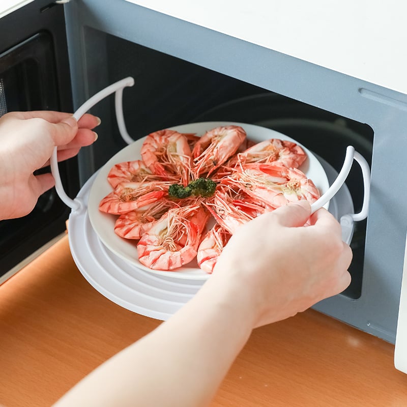 ⛄Spring Hot Sale🎈Microwave Oven Steamer Storage Rack (Random color)🍱--buy more save more👍