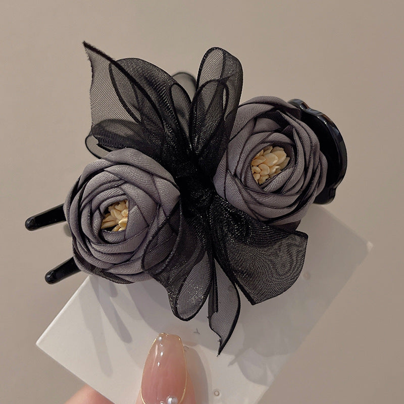 2024-new-high-end-hair-accessories-flower-ball-hair-clip-for-women