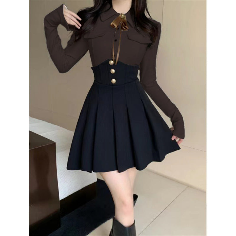 Women's Casual Waist Shaping Slim Dress