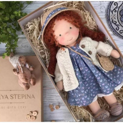 🎁🎁The Best Gift for Kids-Handmade Waldorf Doll👧(Buy2 Free Shipping)