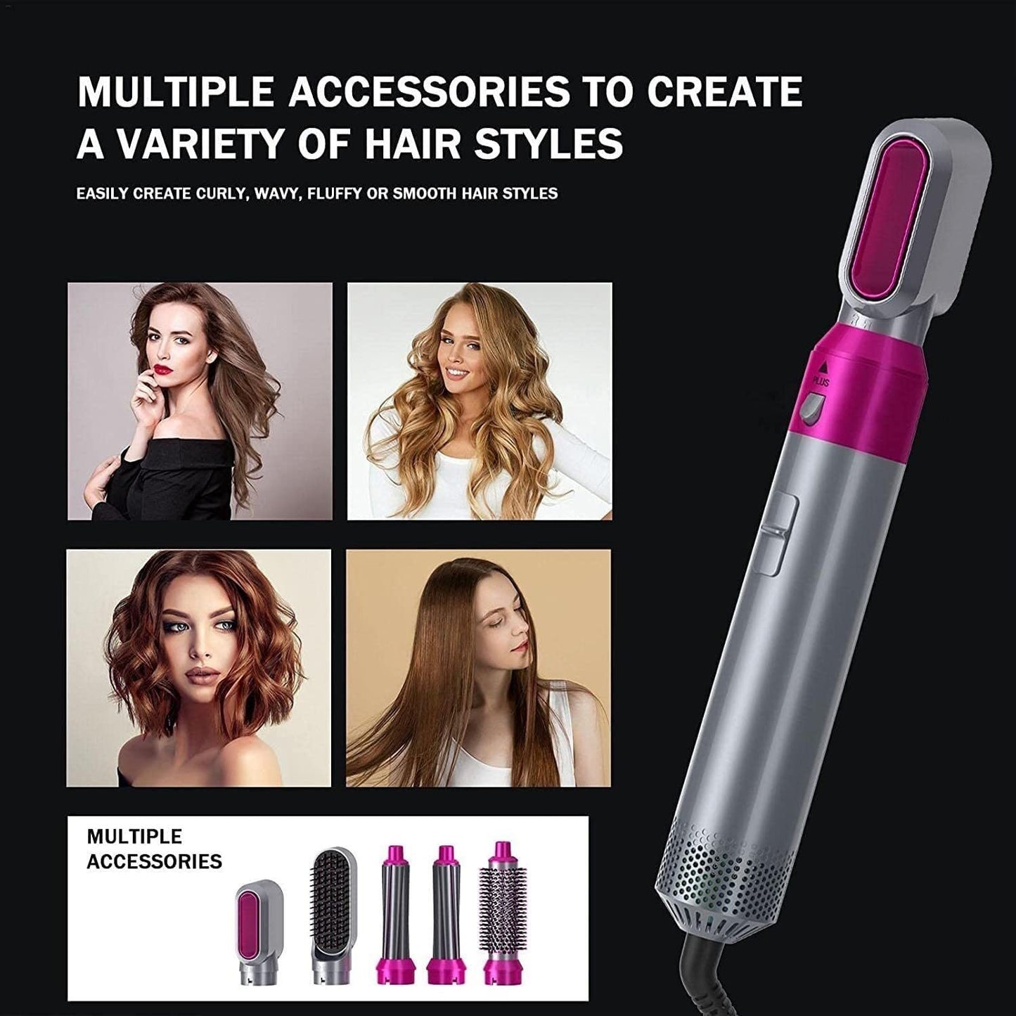 🔥2024 Special Promotion 73% OFF ❤️ - Latest 5-in-1 Professional Styler