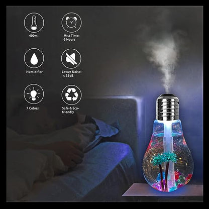 USB Charging Light Bulb Humidifier