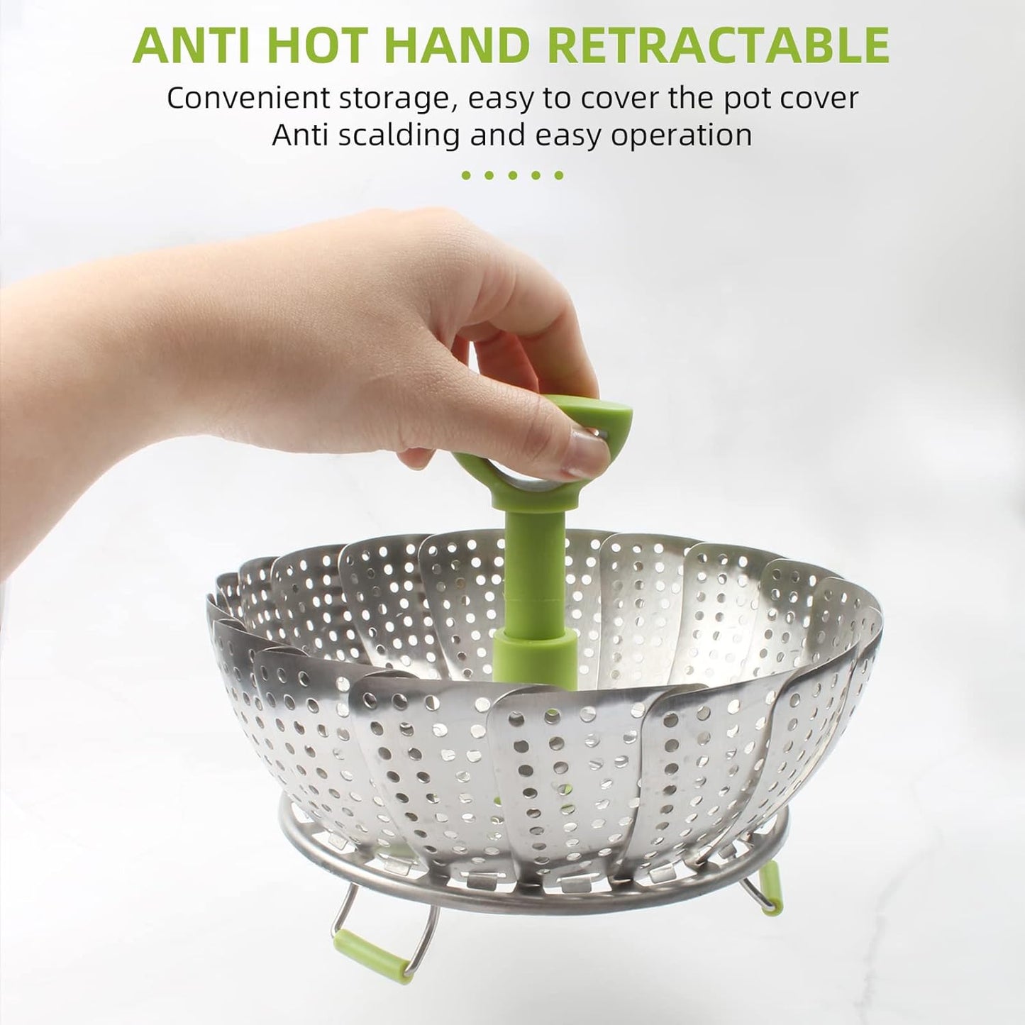 Stainless Steel Vegetable Steamer Basket