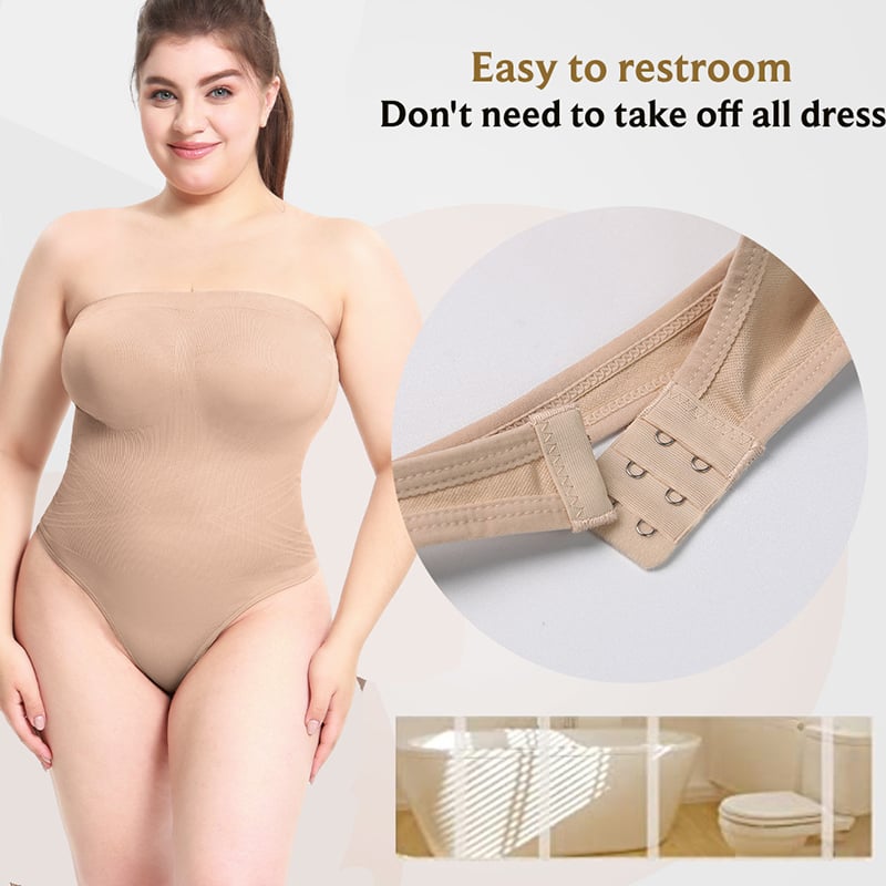 Bodysuit Shapewear with Removable Strap