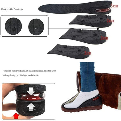 Removable Invisible Air Height Enhancement Insoles - Buy One Pair Get Two Pairs Free (3 Pairs)