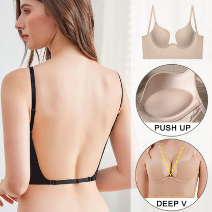 2024 New Design Backless strapless bonded invisible bra