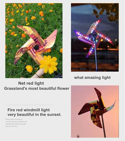 🏡Garden Solar Windmill Light--🔥Buy More Get More🔥