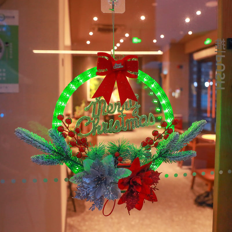 Led light wreaths