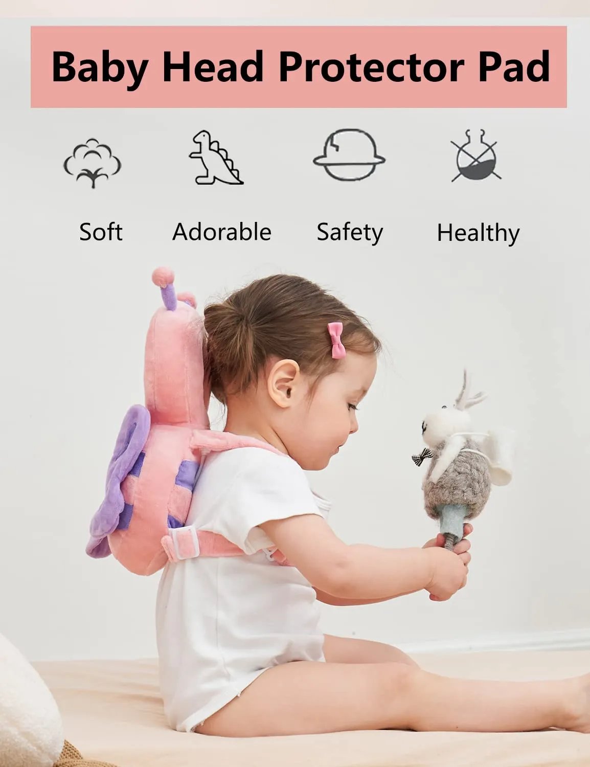 Baby Toddler Head Protection Drop Backpack