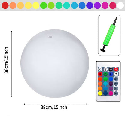 Pool Decoration🎉LED Light 16 Colors Luminous Beach Ball