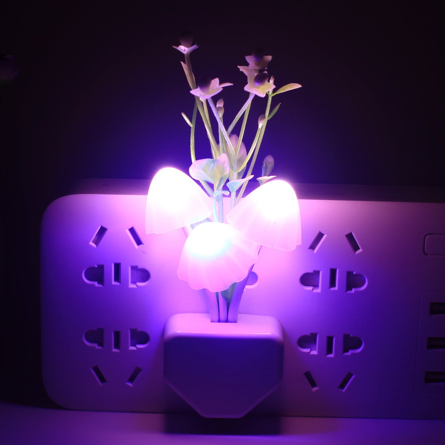 LED Flowers and Mushrooms Colorful Night Lights - Make Your Room Cozy