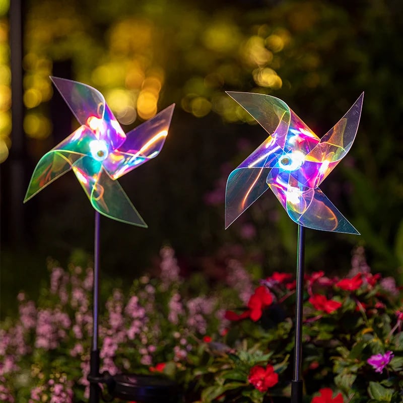 🏡Garden Solar Windmill Light--🔥Buy More Get More🔥