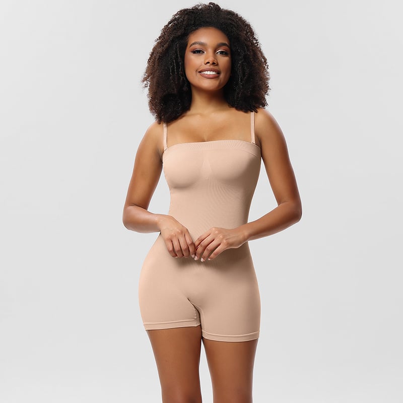 Bodysuit Shapewear with Removable Strap