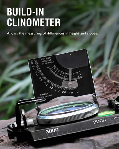 Multifunctional Military Aiming Navigation Compass