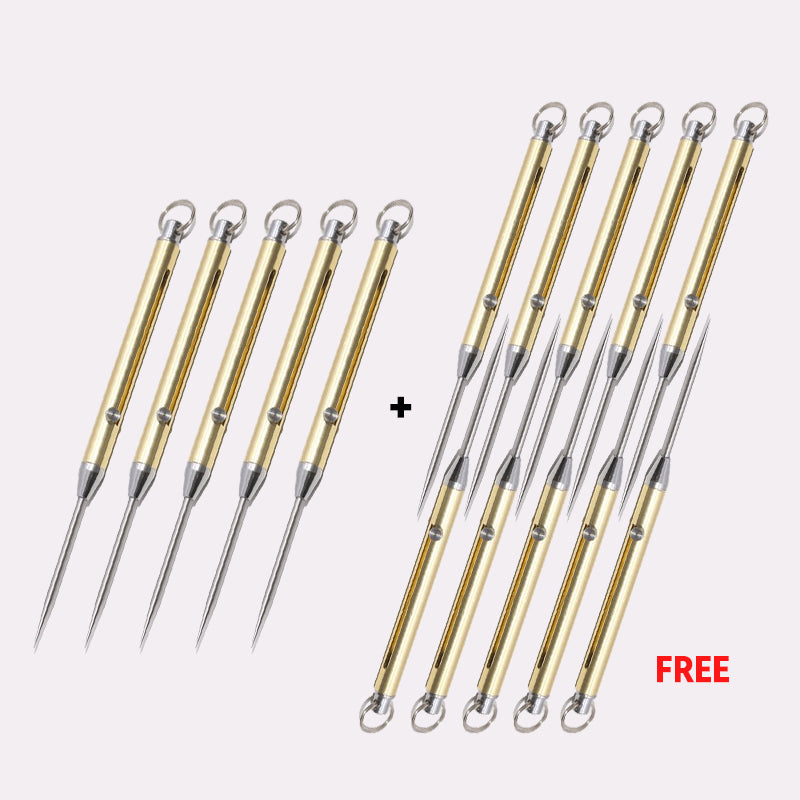 🔥Buy 5 get 10 free🔥Multi-functional titanium alloy retractable toothpick