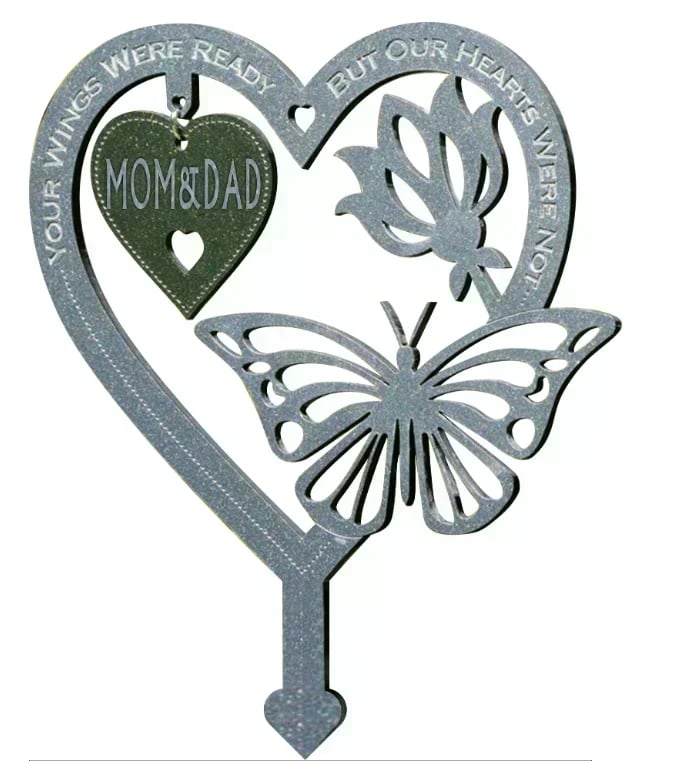 🔥Last Day Promotion - 50% OFF🔥 - Memorial Gift Butterfly Ornament-Garden Memorial Plaque