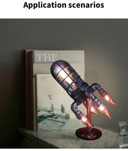 49% OFF Steampunk Rocket Lamp