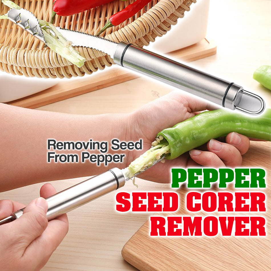 (SAVE 48% OFF)Pepper Seed Corer Remover(buy 3 get 2 free now)