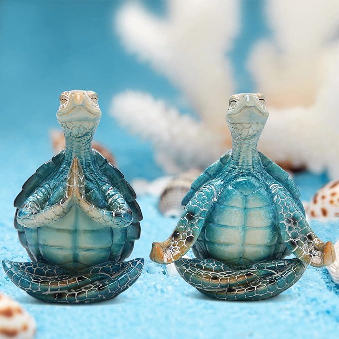 Spesialtilbud 50 %-Handmade Meditation Yoga Sea Turtle