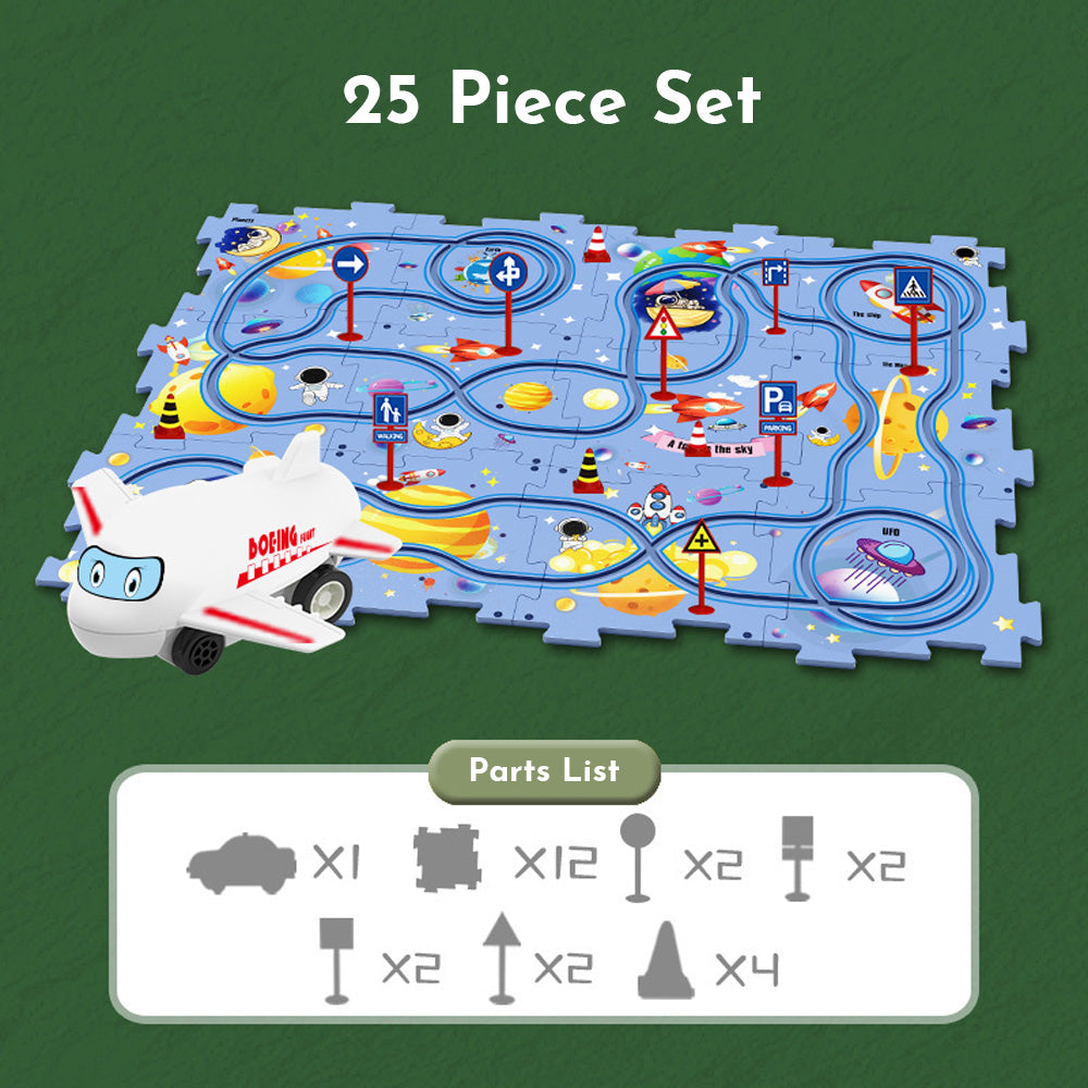 New children's car track puzzle set🧩