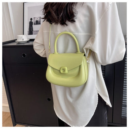 Women's solid color saddle bag purse fashion handbags