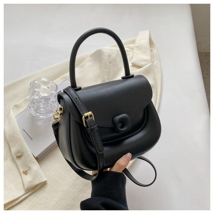 Women's solid color saddle bag purse fashion handbags