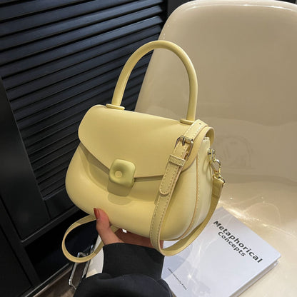 Women's solid color saddle bag purse fashion handbags