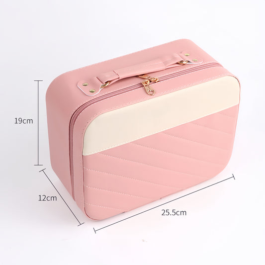 High-looking travel large-capacity multifunctional cosmetic bag (pink)