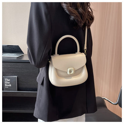 Women's solid color saddle bag purse fashion handbags