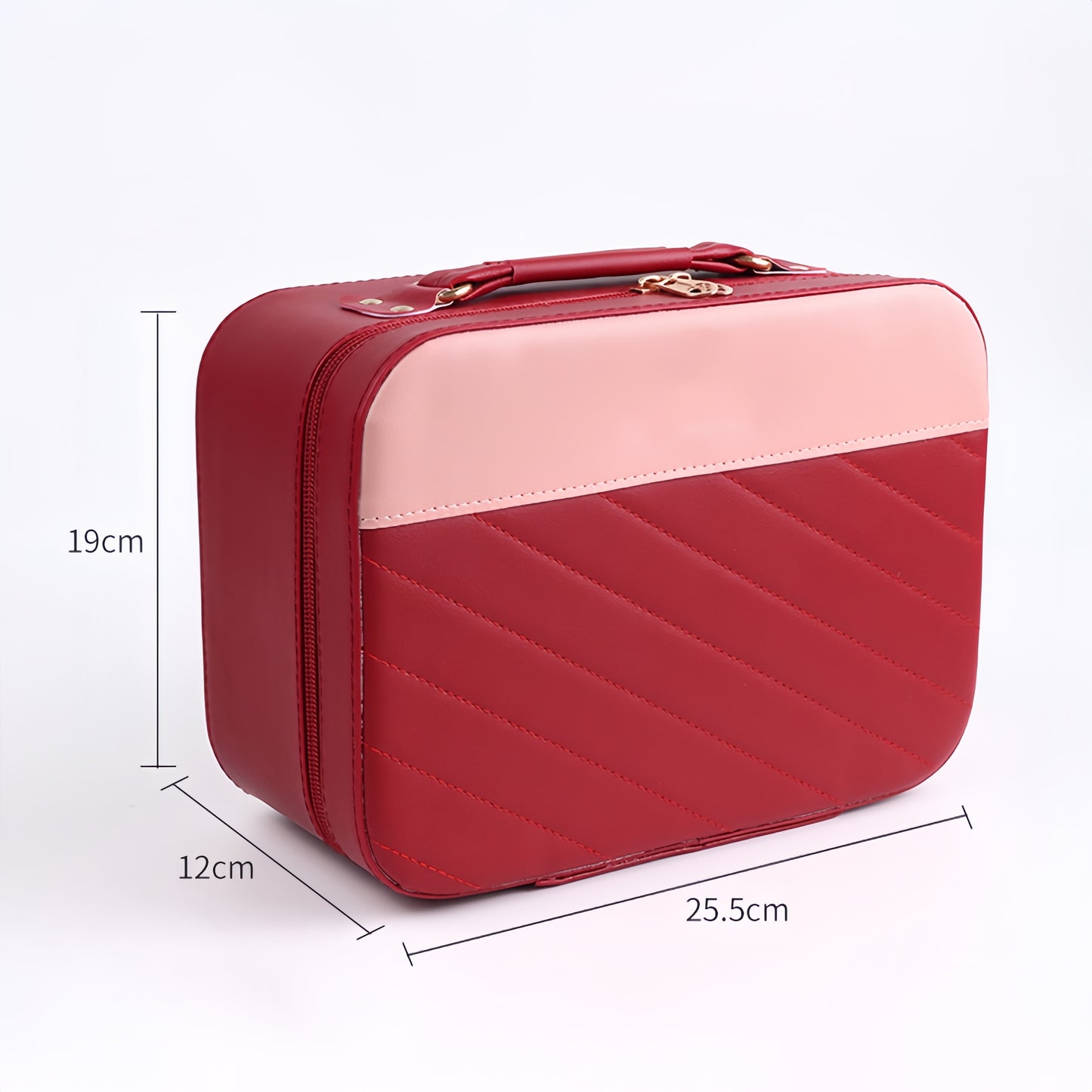 High-looking travel large-capacity multifunctional cosmetic bag (red)