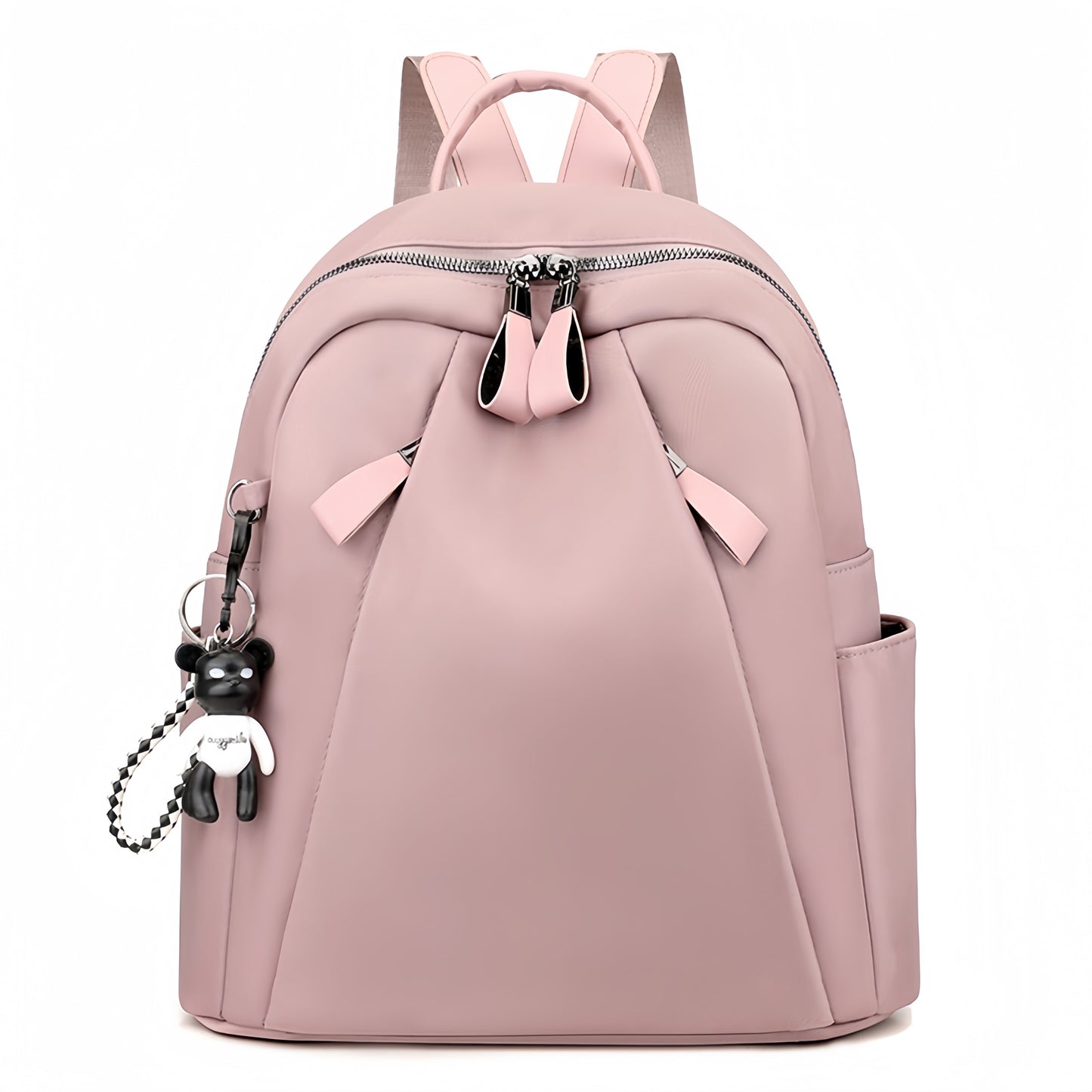 Stylish large capacity backpack(pink)