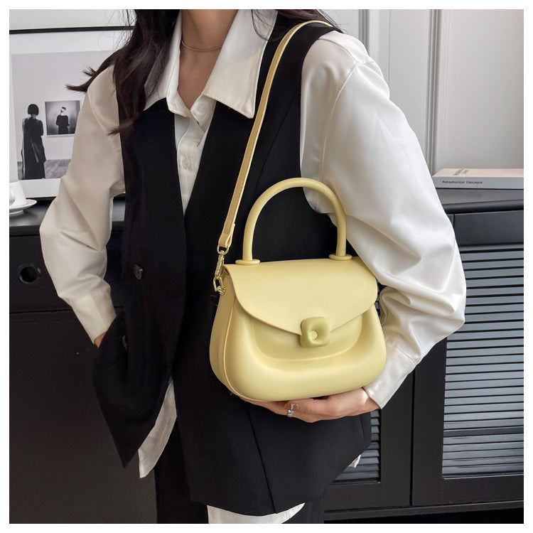 Women's solid color saddle bag purse fashion handbags