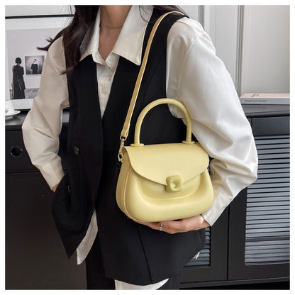 Women's solid color saddle bag purse fashion handbags