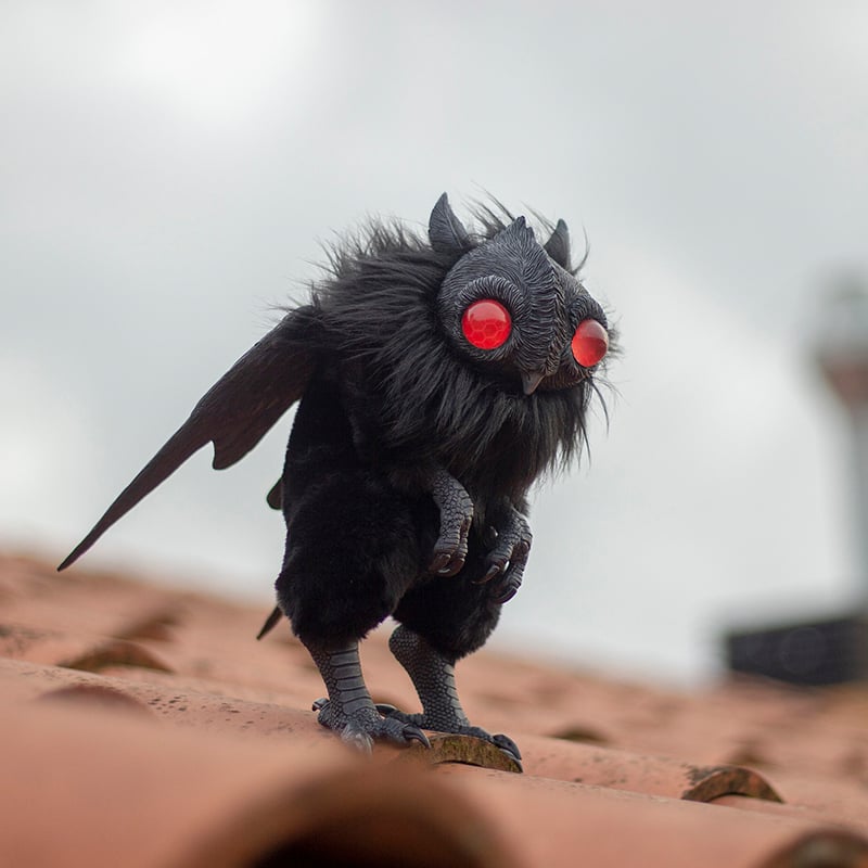 🎁Limited Time Offer✨Mothman Baby Poseable Art Doll