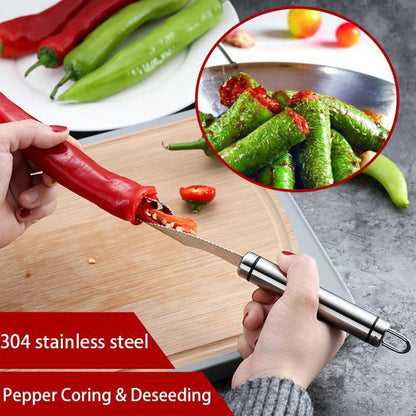 (SAVE 48% OFF)Pepper Seed Corer Remover(buy 3 get 2 free now)