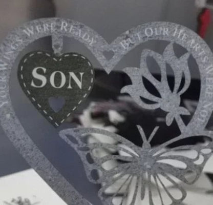 🔥Last Day Promotion - 50% OFF🔥 - Memorial Gift Butterfly Ornament-Garden Memorial Plaque