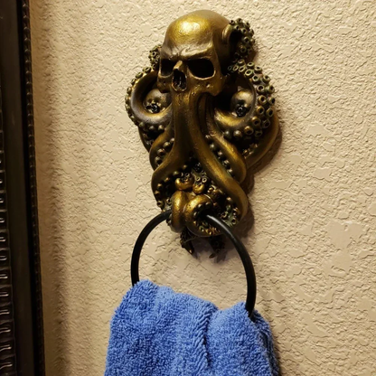 New Halloween Gift Decoration Cthulhu Octopus Skull Door Knocker - The Perfect Blend of Horror and Art