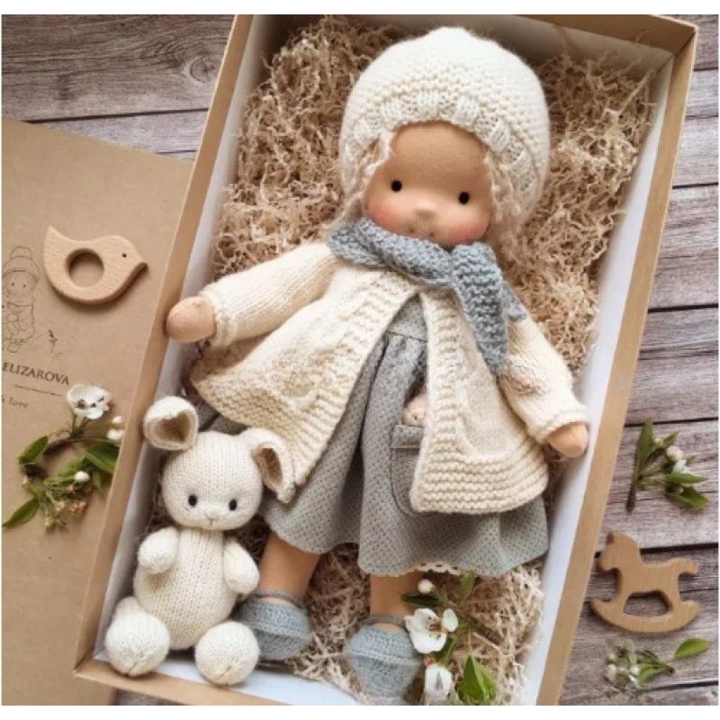 🎁🎁The Best Gift for Kids-Handmade Waldorf Doll👧(Buy2 Free Shipping)