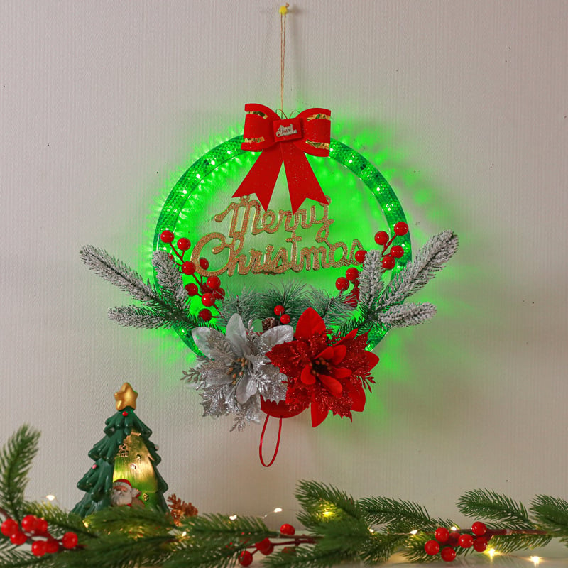 Led light wreaths