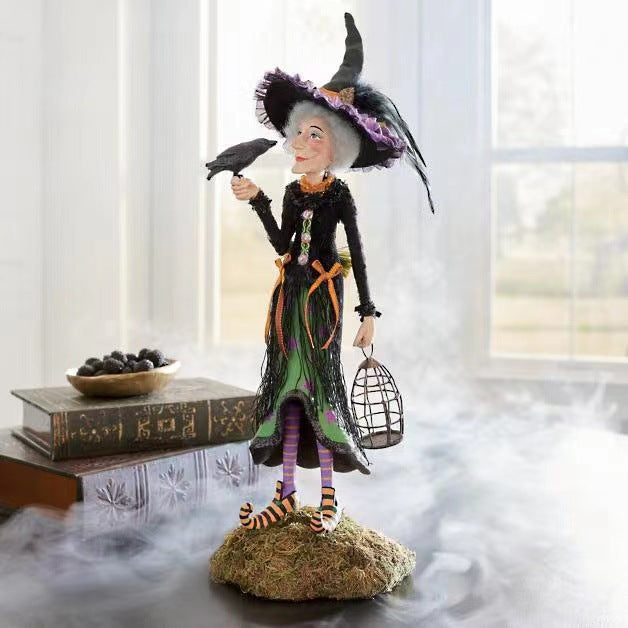 Halloween witch decoration