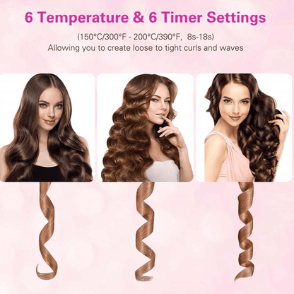 Last Day Promotion 49% OFF Auto Rotating Ceramic Hair Curler